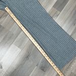 Princess Polly  Rach Striped Linen Blend Flare Leg Crop Pants Teal Grey 8 Photo 13