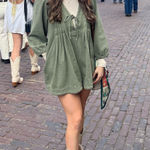 Vervet Green Romper  Photo 0