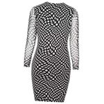 11 Honoré 11 Honore Niara Dress black white dots Size 1 NWT Photo 13