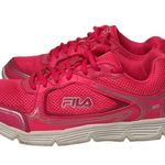FILA Hot Pink Low Top Mesh Lace Up Athletic Womens Sneakers Running Shoes Size 7 Photo 4