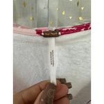 Free People  Knot Me Floral Geometric Scarf Mix Media Tie-Front Blouse Top L Photo 9