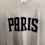 ANINE BING  Paris Kendrick University Cashmere Sweater Tan Size Small Photo 6
