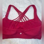 Lululemon FlexyFlex Strappy Yoga Bra | Size L/XL D-DDD | Raspberry Coulis | NWT Photo 6