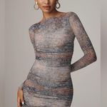 Bec & Bridge  Malaya Long-Sleeve Mesh Mini Dress Photo 2