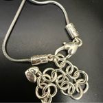 Brighton Retired Silverplated Twirl Collection Twisted Teardrop Pendant Necklace Photo 9