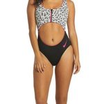 Nike NWT Women's Party Dots Cutout One Piece Swimsuit Photo 6