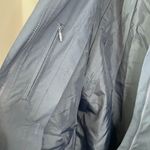 Travel Smith Navy Blue Double Zipper Duster Trench Jacket Windbreaker Size MD Size M Photo 8
