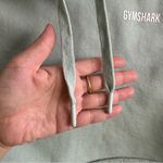 Gymshark Women’s Light Green Cropped Hoodie Sweatshirt Size Medium Photo 5
