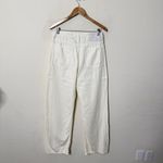 Rag and Bone  Featherweight Logan Mid-Rise Wide Leg Off White Jean Womens Size 28 Photo 8
