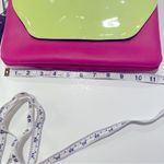 No Boundaries  Stylish Pink and Green Envelope Clutch Photo 11