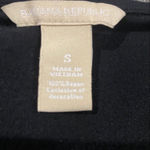 Banana Republic  Necklace Tee Sz S Black Short Sleeve Top beaded neck tee goth Photo 1