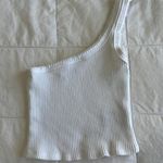 Urban Outfitters one strap white top, ribbed texture  Photo 0