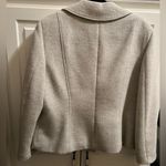 Talbots Women’s Size 16  Gray Wool And Angora Double Breasted Short Coat Photo 4