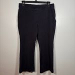 Spanx On the Go Kick Flare Navy Twill Compression Work Trouser XL Crop Pant Photo 1