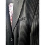 ABS Allen Schwartz Allen by ABS Women's Black Pin Striped Blazer 10 Photo 2