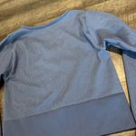 Aerie  Blue Ribbed Long Sleeve Top Photo 5