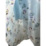 SheIn Blue Floral Contrast Lace Floral Print Tulip Hem Cami Dress Sz Medium NEW Photo 8