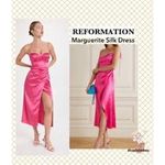 Reformation  Marguerite Silk Dress Es (b63) size 10 NWT Photo 1