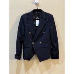 Karen Kane Women's Double Breasted Blazer, US Size Medium Navy Nautical Photo 2