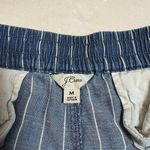 J.Crew High Rise Seaside Short in Indigo Stripe Size Medium Beach Coastal Photo 7