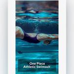 Baleaf NEW  Racerback Athletic One Piece Modest Bathing Suit M/36 Photo 8