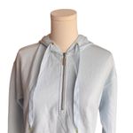 Lilly Pulitzer  - NWT Kirstie Long Sleeve Hoodie Pastel Lunar Blue Sz XXS Photo 4