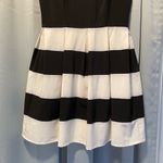 B. Smart  Semi-Formal Black & White Stripped Dress- Size 7/8 Photo 1