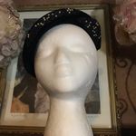 Winkelmans VINTAGE 1960'S BLUE VELOUR BERET STYLE HAT WITH RHINESTONE EMBELLISHMENT Photo 9