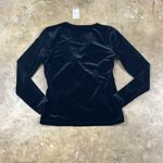 J.Crew Mercantile Black Velvet V-Neck Blouse NWT
Size: Small Photo 2