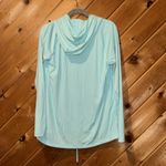 Under Armour  bright blue athletic hoodie pullover heat gear top Photo 4