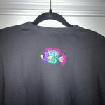 Lisa International Vintage  Fish Print Button Front Short Sleeve Shirt Top Size XL  Photo 7