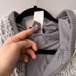 Patagonia Conejo Vest Women's Large Gray Hooded Deep Pile Size Large Photo 4