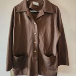 Vtg lady devon brown jacket size womens large Photo 0