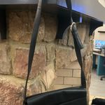 Bag Black beautiful with Flap Closure and Long Strap Photo 1