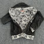 Billabong Vintage Y2K Women's Zip Up Grunge Emo Skater Hoodie Medium Distressed Photo 8