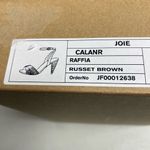 Joie ‎ Calan Women’s Open Toe Raffia Cone Shaped Heels Russet Brown Size 6.5 NEW Photo 10