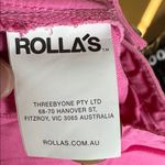 ROLLA'S HORIZON LINEN PANT BUBBLEGUM PINK SIZE 27 Photo 9