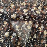 Eddie Bauer Floral Long Sleeve Sheer Shirt w/ Front Open Pocket - Size XS Photo 5