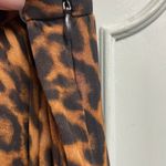 Ralph Lauren Cheetah Print Pleated Midi Long Skirt Size 8 Leopard Animal Print Photo 3