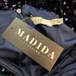 Lush Clothing Lush One Shoulder Bodycon Dress Sequin Faux Wrap Midnight Small Photo 4