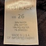 Just Black ‎ High Rise Super Skinny Jeans Size 26 Photo 5