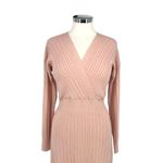 Lucky Brand Blush Cable Knit Sweater Dress Pink Size Petite Medium NWT Photo 1