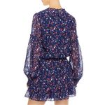 Parker NWT Laura Smocked Printed Mini Dress Blue Mango Print Women’s Size Medium Photo 5