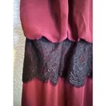 Forever 21 Vintage Maroon Black Forest‎ Fairy Grunge Y2K Witchy Whimsigoth Maxi  Photo 2