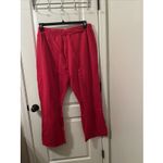 Hanes Women's Open Leg Bottom Fleece Sweatpants Size 3XL 24-26 Red Photo 8