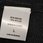 NWT New York & Company Womens Black White Sweater Dress‎ Large Photo 5