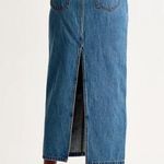 Abercrombie & Fitch High-Rise Denim Skirt - NEW! - Size 14 Petite Photo 1
