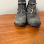 Nomad  Women's Janis Fringe Leather Ankle Boots Bootie Western‎ Charcoal Grey 39 Photo 4