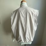 FILA Vintage 80s  Women's Windbreaker Zip Sleeves Vest White Gray Italy Medium Photo 6