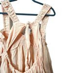 Free People NEW  Peach Blissful Breeze Gauzy Tie Back Sundress Size Medium Photo 7